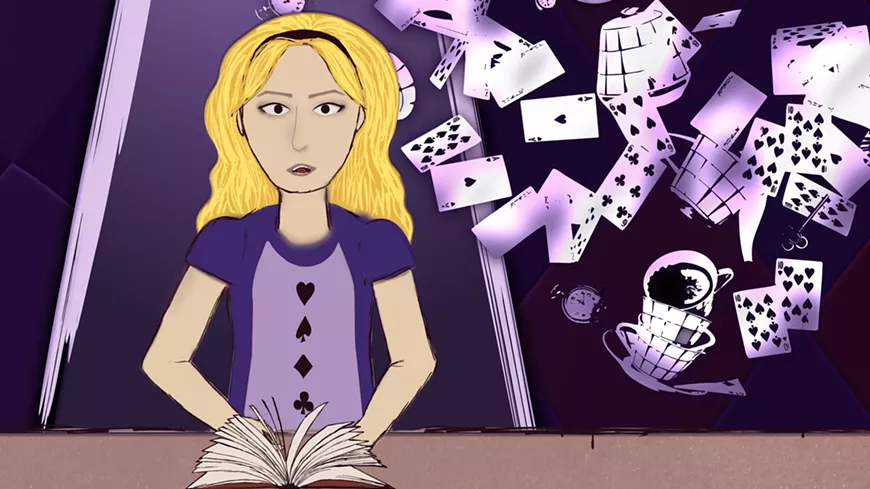 Alice is about to start high school and the pressure is on to choose the right path. The guidance counselor talks in riddles, a wacky kid in a big hat rules the lunch room, and why does Principal Corazon keep shouting "Off with their heads"? With a little help from her older sister Chessie she might be able to figure out how to survive high school, and even make some friends along the way.