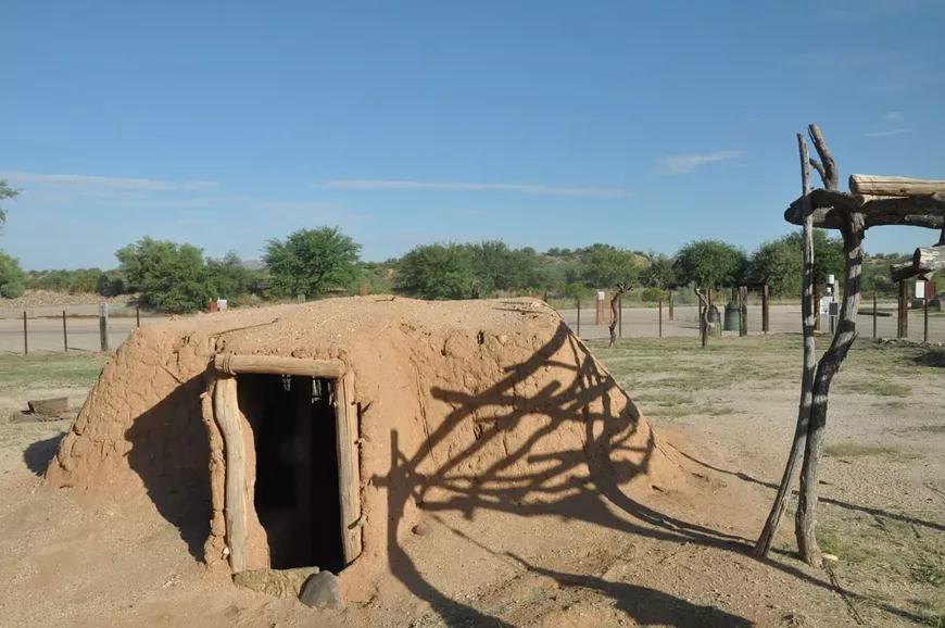 Hohokam Pit House in the Heritage Garden