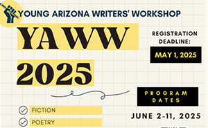 Image: Application Deadline: Young Arizona Writers' Conference