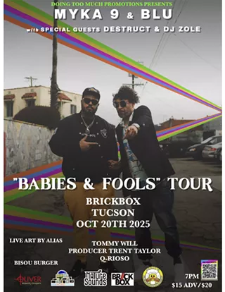 Image: "Babies & Fools" Tour with Blu & Myka 9