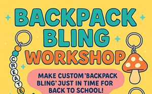 Image: Backpack Bling Keychain Workshop @ Poppin' Off
