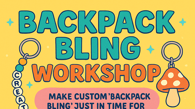 Image: Backpack Bling Keychain Workshop @ Poppin' Off
