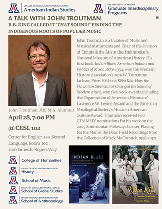 Image: B.B. King Called it "That Sound!": Finding the Indigenous Roots of Popular Music, a lecture by John Troutman