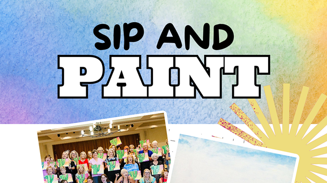 Image: Beach Time Paint and Sip at Tandem American Eatery