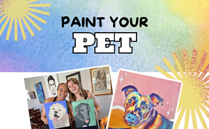 Image: Beginner Paint Your Pet &ndash; Includes Custom Traced Canvas