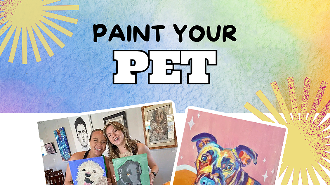 Image: Beginner Paint Your Pet &ndash; Includes Custom Traced Canvas!