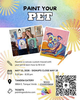 Image: Beginner Paint Your Pet &ndash; Includes Custom Traced Canvas