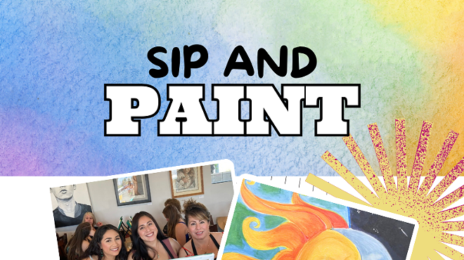Image: Beginner Sun and Moon Sip and Paint