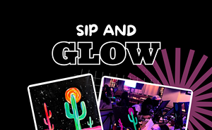 Image: Blacklight Paint and Sip Party at Reforma