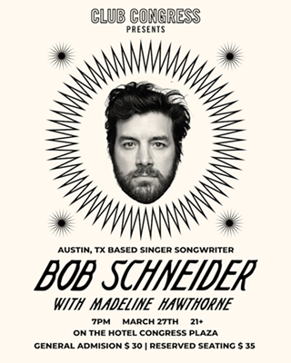 Image: Bob Schneider with Madeline Hawthorn
