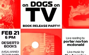 Image: Book Release Party: On Dogs On TV by Porter McDonald