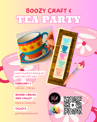 Image: Boozy Craft & Tea Party