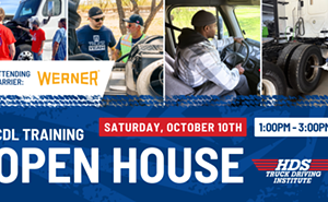 Image: CDL Training Open House (w/ Werner)