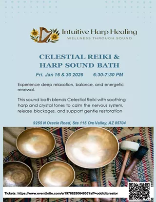 Image: Celestial Reiki and Harp Sound Bath