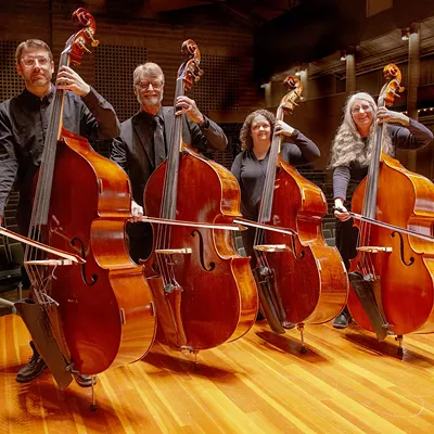 Image: Civic Orchestra of Tucson Bass section