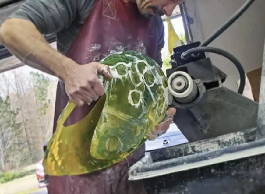 An example of cold-shop working