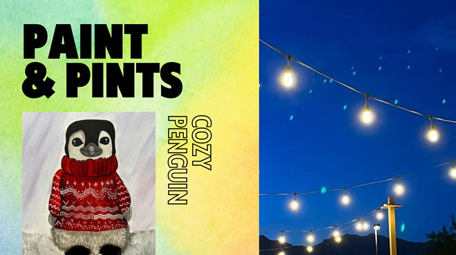 Image: ‘Cozy Penguin’ Paint and Pints at Button Brew House