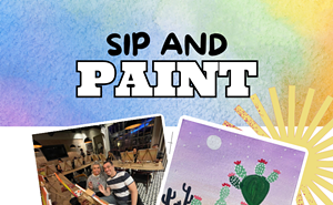 Image: Desert Cactus Paint and Sip at Reforma