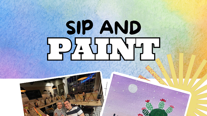 Image: Desert Cactus Paint and Sip at Reforma