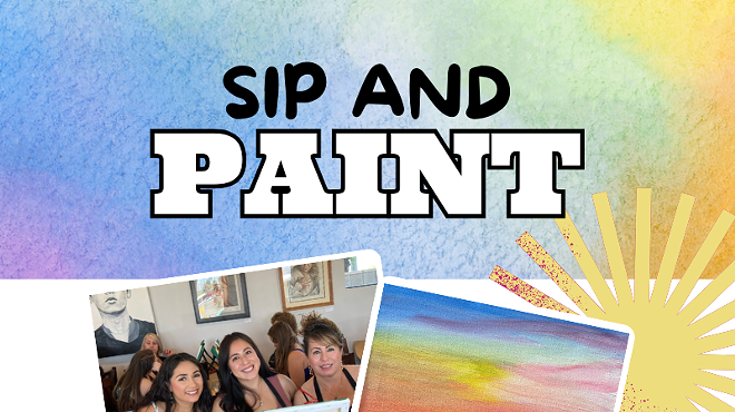 Image: Desert Dandelion Paint and Sip at Westward Look