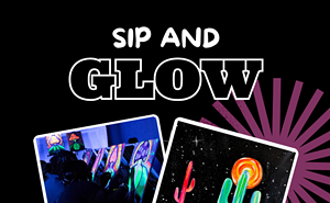 Image: &lsquo;Desert Glow&rsquo; Blacklight Paint Party