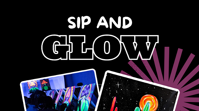 Image: &lsquo;Desert Glow&rsquo; Blacklight Paint Party