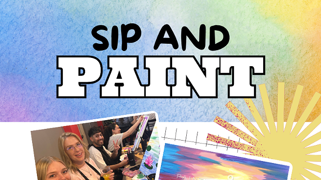 Image: Desert Path Paint and Sip at Bawker Cider