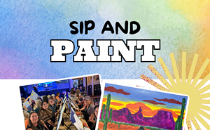 Image: Desert Ride Sip and Paint &ndash; Includes Drink