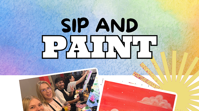 Image: Desert Vibes Paint and Sip at Bawker Cider