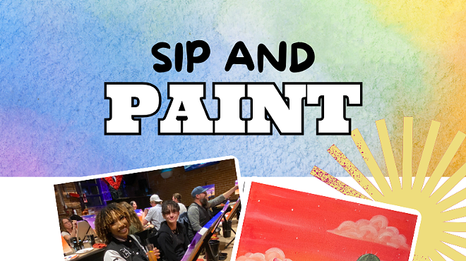 Image: Desert Vibes Paint and Sip at HighWire