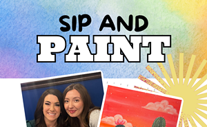 Image: Desert Vibes Paint and Sip + Wine Specials