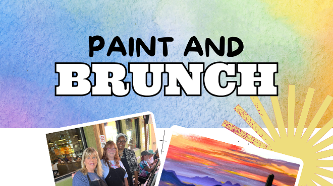 Image: Desert Wolf Paint and Brunch at Sonora Moonshine Co.