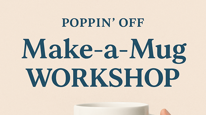 Image: Design A Mug Workshop @ Poppin' Off