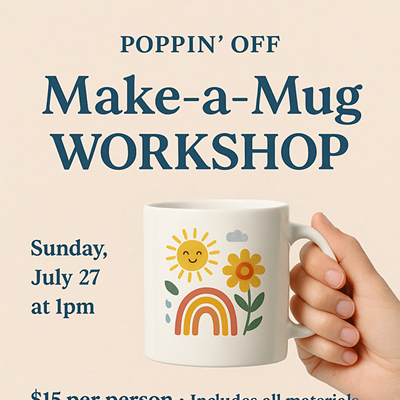 Image: Design A Mug Workshop @ Poppin' Off