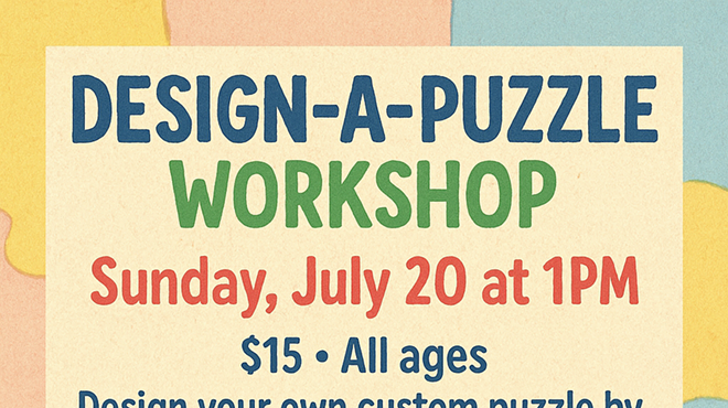 Image: Design A Puzzle Workshop @ Poppin' Off