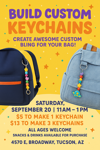 Image: DIY Keychains & Bag Bling @ Poppin' Off