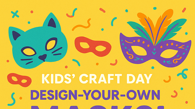 Image: DIY Kids' Masquerade Masks @ Poppin' Off