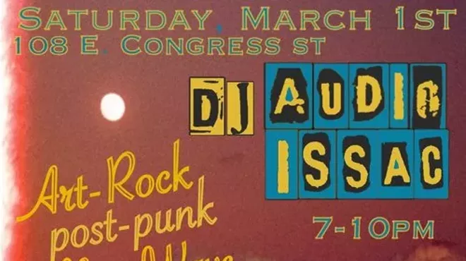 Image: DJ Audio Isaac spins New Wave, Art Rock, Post-Punk and Electronic