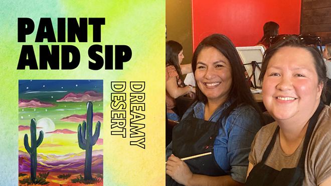 Image: Dreamy Desert Beginner Paint and Sip