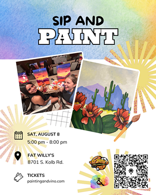 Image: East Side Desert Bloom Sip and Paint