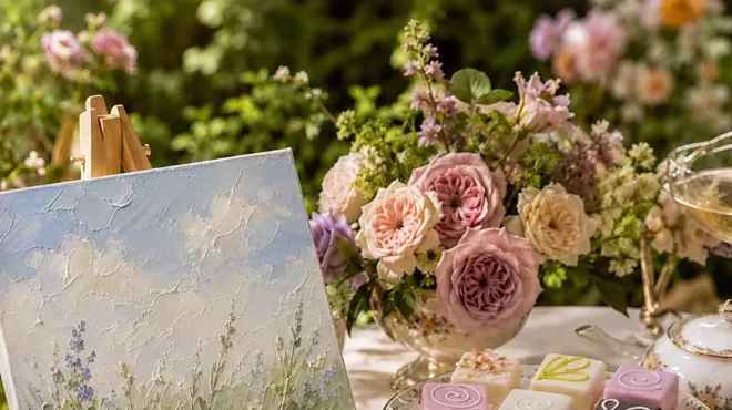 Image: Edible Monet Cake Painting Workshop