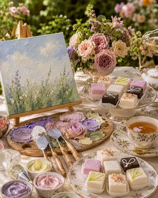 Image: Edible Monet Cake Painting Workshop