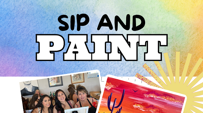 Image: Fiery Desert Paint and Sip at Reforma