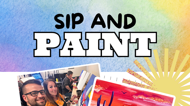 Image: Fiery Desert Paint and Sip at Serial Grillers (Vail)
