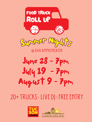Image: Food Truck Roll-up at AVA Amphitheater