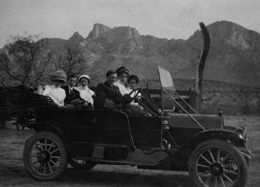 Pusch family at Steam Pump Ranch