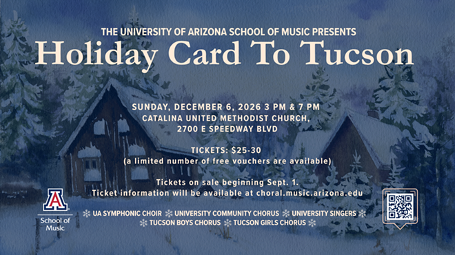 Image: Holiday Card to Tucson Concerts
