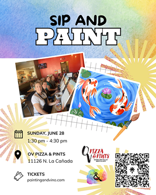 Image: Koi Pond Paint and Sip in Oro Valley