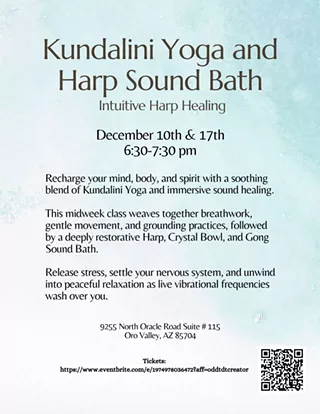 Image: Kundalini Yoga & Harp Sound Bath