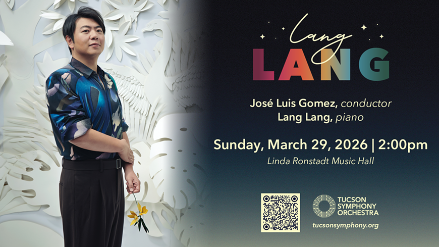Lang Lang returns to perform with the Tucson Symphony Orchestra
